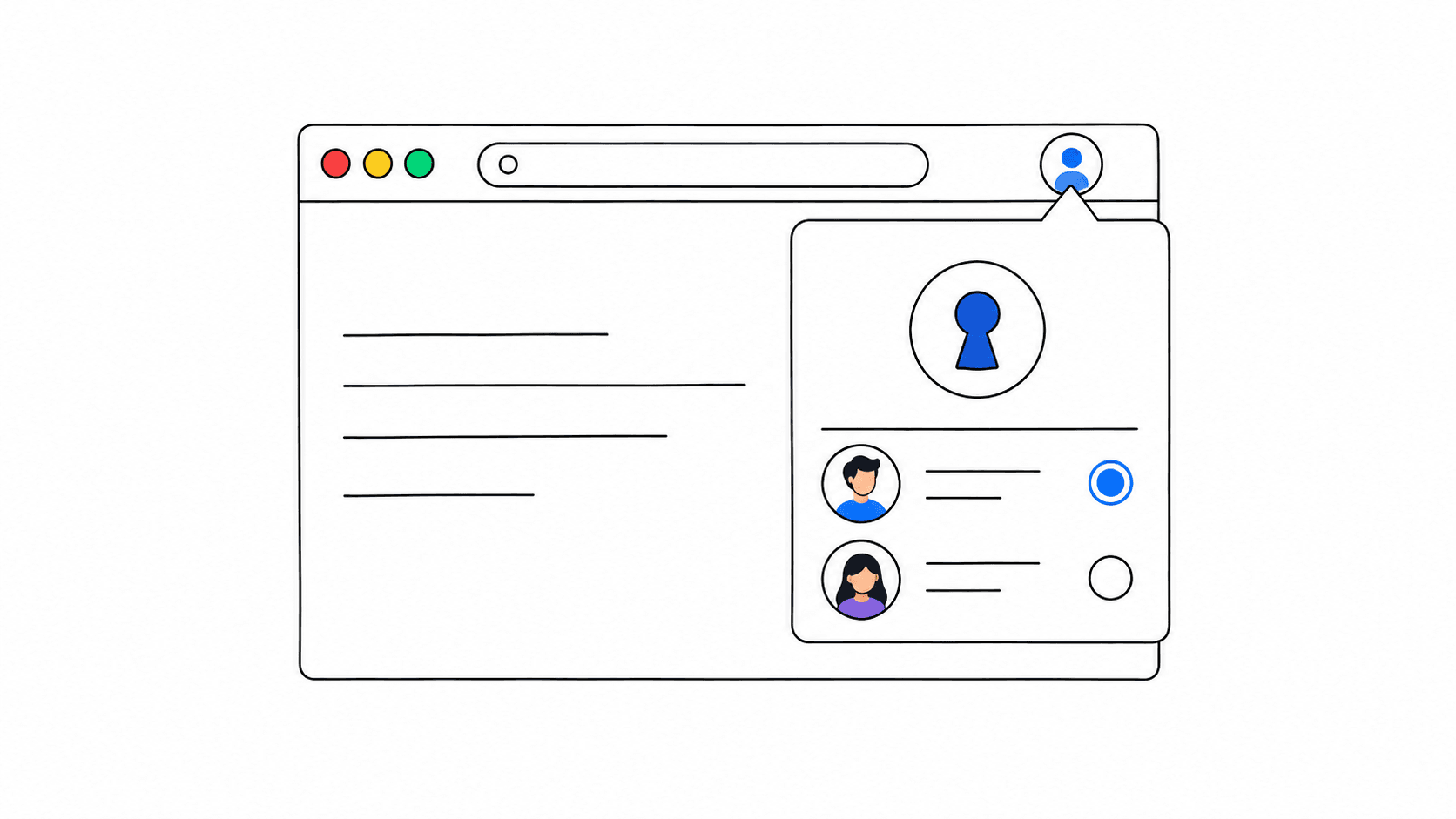 Chrome Immediate UI 적용법, 로그인 흐름 5단계